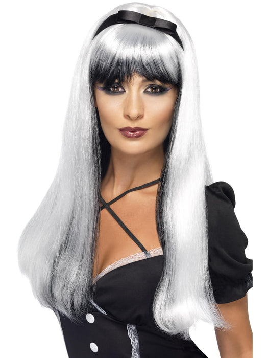 Bewitching Wig Black & White