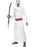 Lawrence of Arabia Costume, White with Gown, Headpiece & Belt