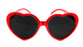 Party Glasses  Heart - Red