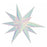Airz Foil Balloon Iridescent  Spike Star - Silver 100cm
