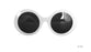 Party Glasses Mod 70's Black & White