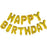 Happy Birthday 35cm Foil Balloon Kit Gold