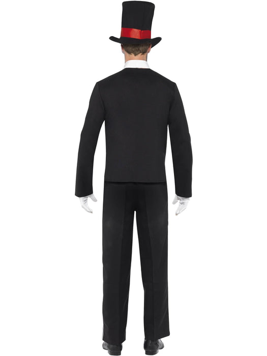 Day of the Dead Costume, Black Large