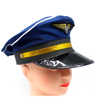 Pilot Hat Blue