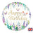 Watercolour Floral Foil 45cm