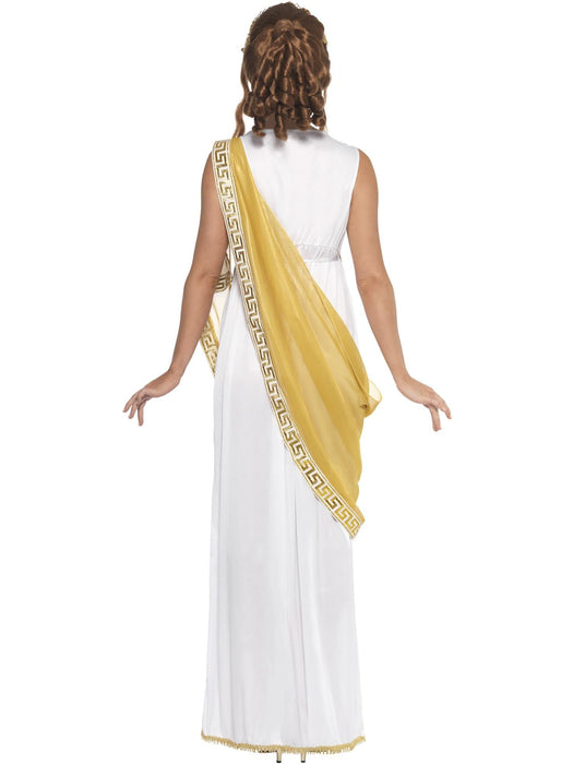 Helen of Troy Costume, White & Gold Adult