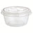 50 Reusable Clear Plastic Jelly Shot Glasses With Lid 59ml (2oz)