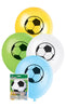 Soccer Balloons Assorted Colours Pack Of 8