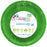 Plastic Lunch Plate 25 Pack - Lime Green