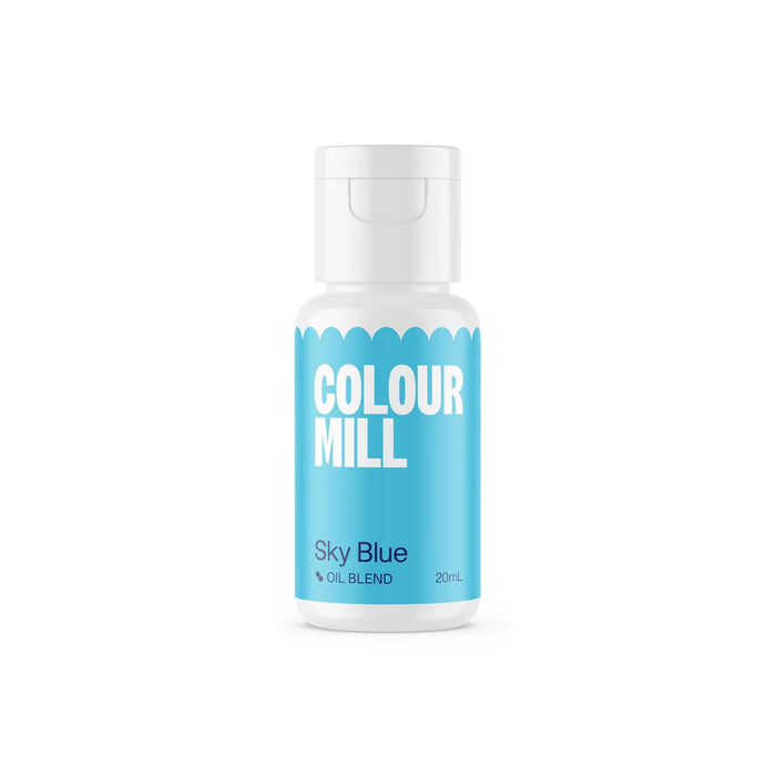 Colour Mill Sky Blue Oil Blend 20ml bottle on a white background