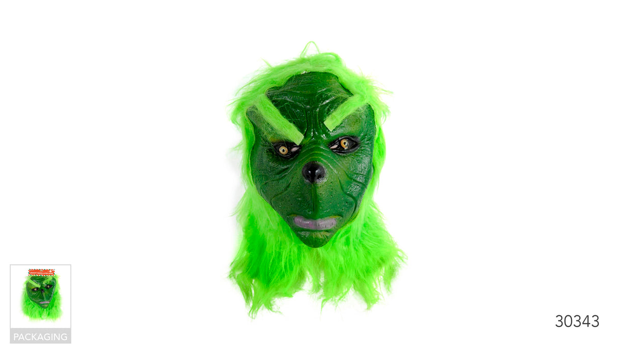 Gumpy Green Santa Latex Mask