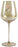 30th Champagne Wine Glass Rose Gold Decal 430ml