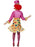 Clown Lady Costume, Multi-Coloured