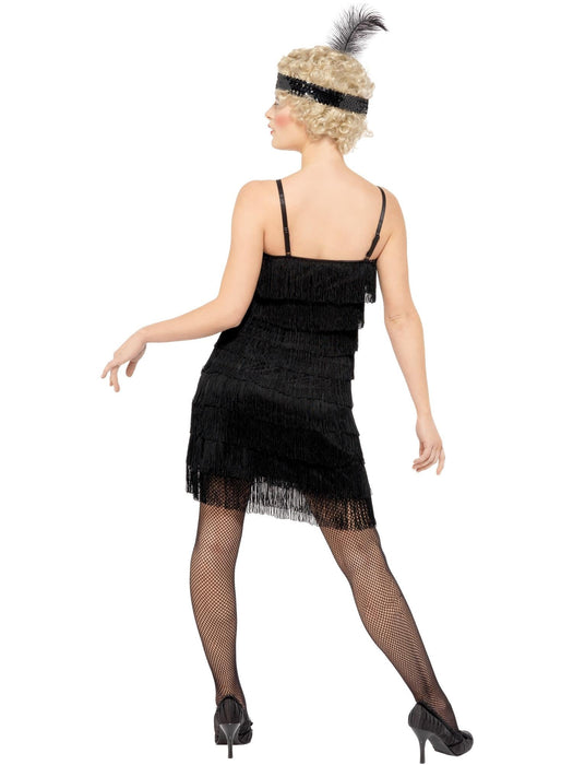 Deluxe Fringe Black Flapper Costume