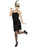 Deluxe Fringe Black Flapper Costume