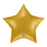 Gold Solid Star Foil Balloon 91cm
