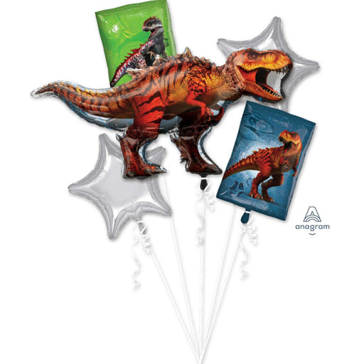 Foil Balloon Bouquet Kit Jurassic World 5 Foil Balloons