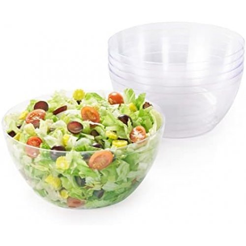 Reusable 4L Bowl 25.2x11.8cm Clear