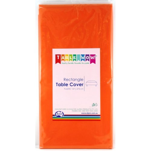 Rectangle Table Cover - Orange