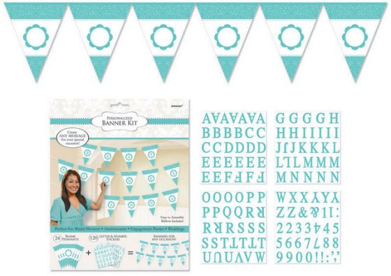 Personalized Pennant Banner Kit