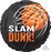 18" Foil Balloon Basketball Slam Dunk