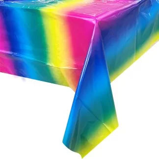 Rainbow Paper Tablecover 137cmx213cm