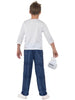 David Walliams Deluxe Billionaire Boy Costume, Blu