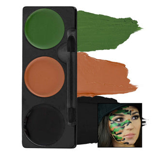Camouflage Tri Colour Make Up Palette