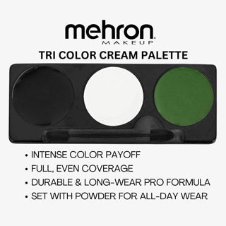 Tri-Colour Make-up Palette - Monster - Carded
