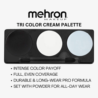 Skeleton Tri Colour Make Up Palette Carded