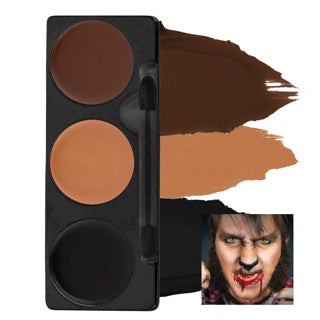 Werewolf Tri Colour Make Up Palette Carded