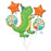 Foil Balloon Bouquet Kit Dino-Mite 5 Foil Balloons