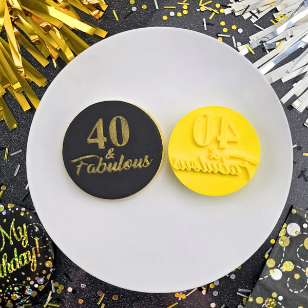 40 & Fabulous Embosser 60mm