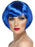 Neon Blue Babe Wig Short
