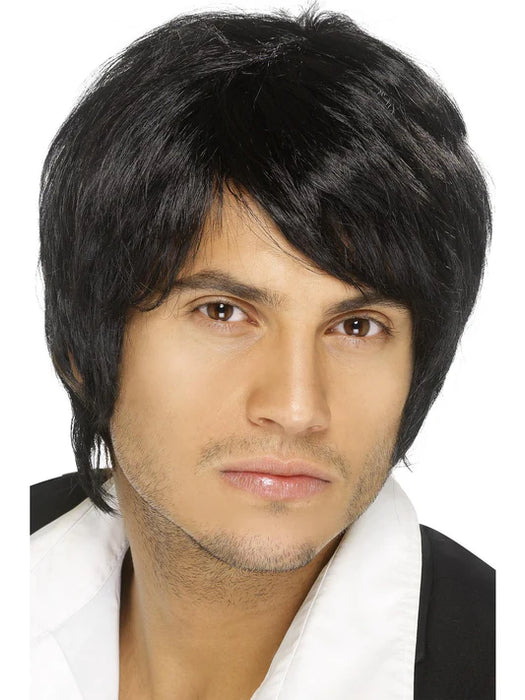 Black Boy Band Wig