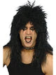 80s Hard Rocker Black Wig