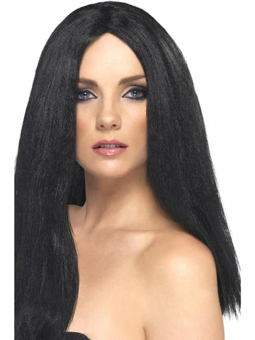 Star Style Long Straight Wig Black