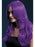 Fever Khloe Neon Purple Wig, Long Wave with Centre Parting, 56cm/22in