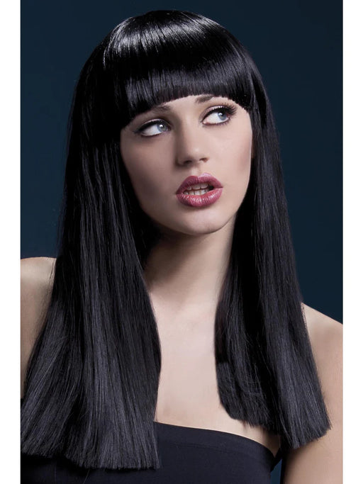 Fever Alexia Wig, True Blend, Long Blunt Cut with Fringe, 48cm/ 19in