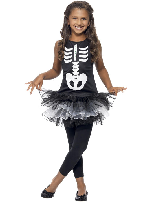 Skeleton Tutu Costume, Black