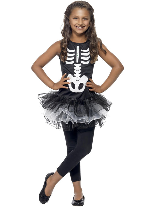 Skeleton Tutu Costume, Black
