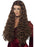 Medieval Princess Wig, Brown Extra Long, with Plaits