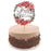 Cake Topper Acrylic 2mm Happy Birthday Floral