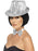 Sequin Trilby Hat, Silver
