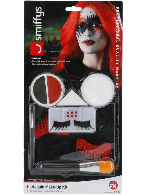 Makeup Kit Harlequin Aqua & Red