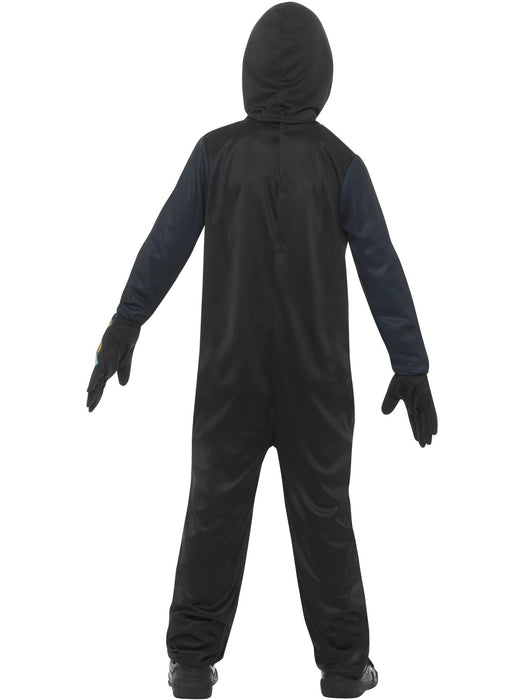 Glow in the Dark Skeleton Costume, Multi-Coloured Small (Age 4-6)