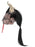 Beast Krampus Demon Mask, Brown, Latex, Overhead, with Hair & Horns