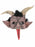 Beast Krampus Demon Mask, Brown, Latex, Overhead, with Hair & Horns