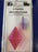 Placematters Hanging Paper Decoration Diamond Shaped Honeycomb 2 Pack Pink & White