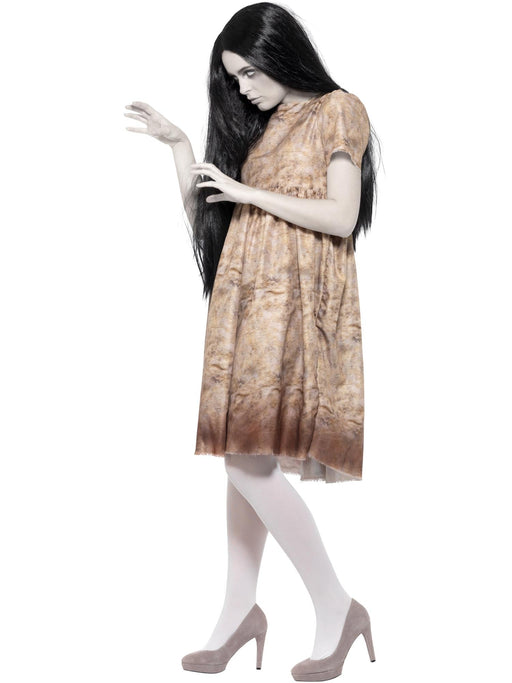 Evil Spirit Adult Costume, Grey Large 16-18